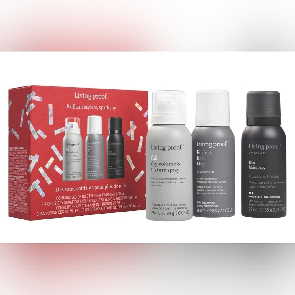 Living Proof Brilliant Stylers Spark Joy Trio Set, NWT